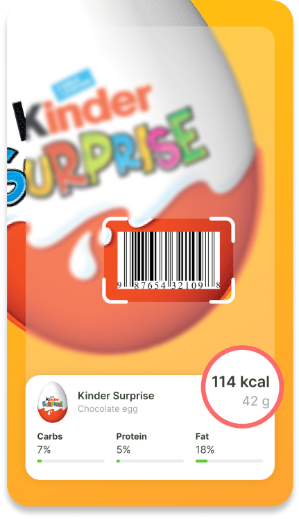 Easy food logging